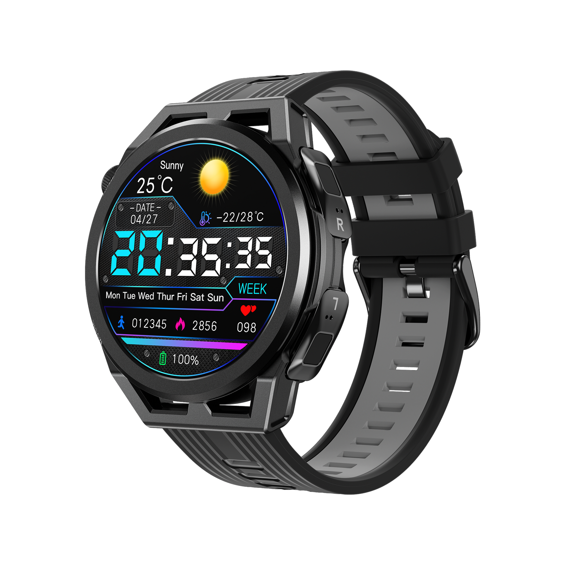 BEARSCOME BCN1 Smartwatch with Earbuds TWS Wireless Bluetooth Headset Combo Heart Rate Blood Pressure Monitoring