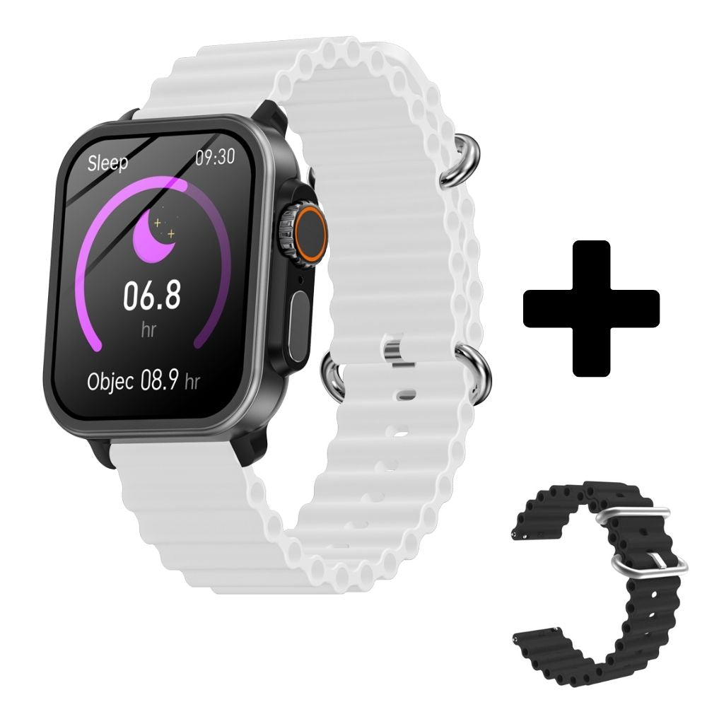 BEARSCOME VEE Bluetooth Call ECG/EKG Blood Oxygen Heart rate Music SmartWatch