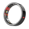Bearscome R03 Blood Sugar Blood Pressure Blood oxygen HRV Sleep Monitoring Waterproof Smart Ring - R03 Black