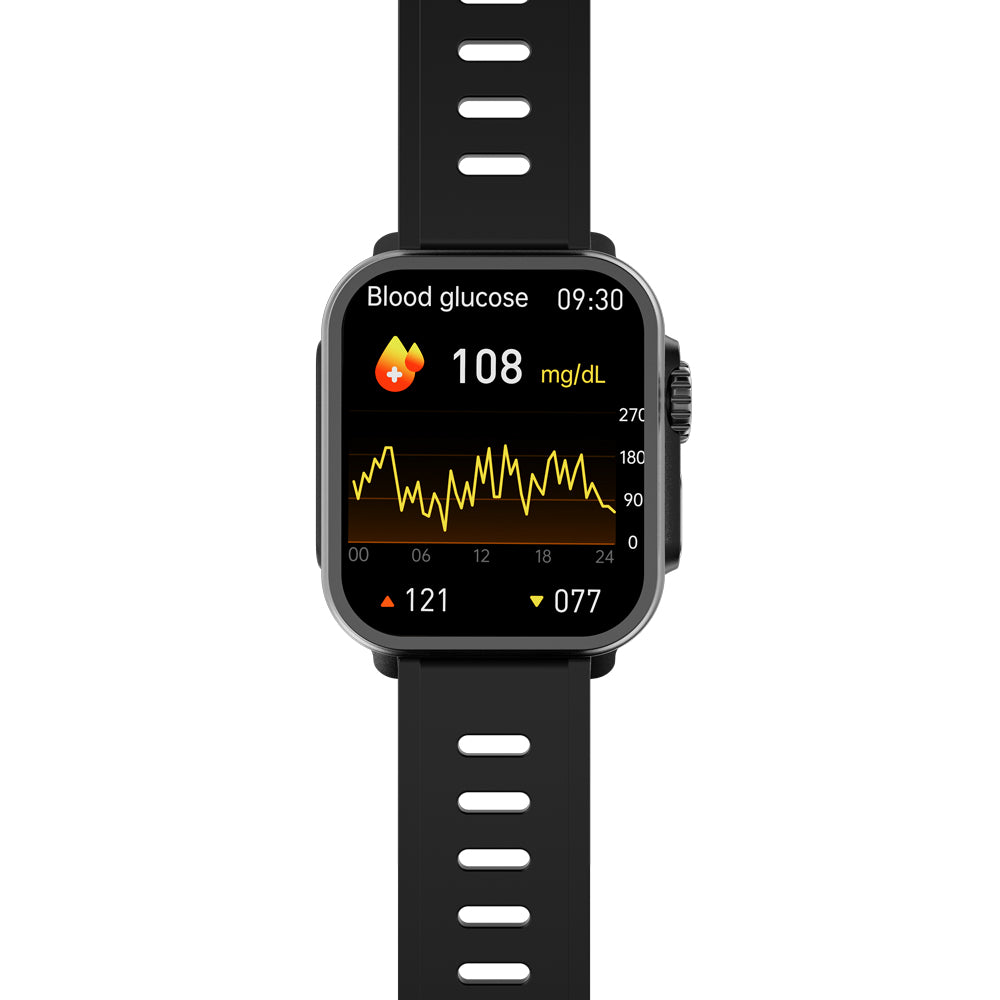 BEARSCOME VEE Bluetooth Call ECG/EKG Blood Oxygen Heart rate Music SmartWatch
