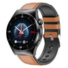 Bearscome F320 Laser therapy smart watch blood glucose blood oxygen uric acid lipid monitoring - Brown