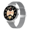 Bearscome P04 ECG/EKG Blood glucose Blood pressure Blood oxygen Uric acid Monitoring Smartwatch - Silver Steel
