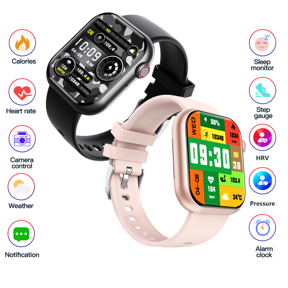 BEARSCOME BCF108 2023 Heart rate Blood pressure Bluetooth sports smartwatch