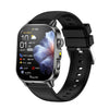 Bearscome P07 AI Analysis ECG Blood glucose Blood Oxygen monitoring Flashlight SOS Smartwatch - Black