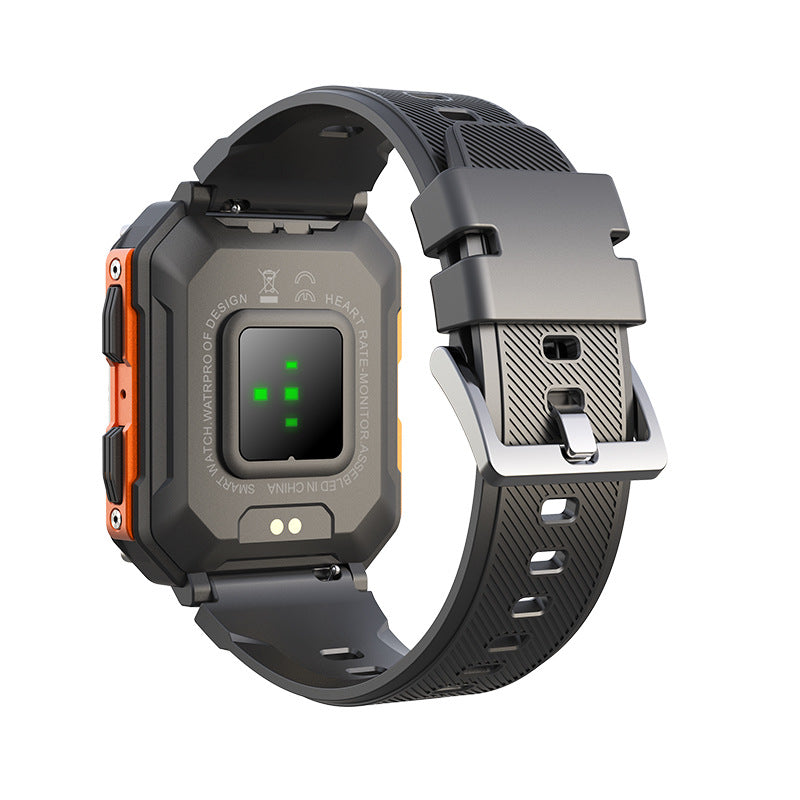 Bearscome C20pro Indestructible Outdoor Sports Smartwatch Heart Rate Blood Oxygen Call Reminder Bluetooth Music