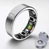 Bearscome V8 High-end Flagship Blood Glucose ECG/EKG Blood Pressure Monitoring AI Health Analysis Smart Ring - Silver