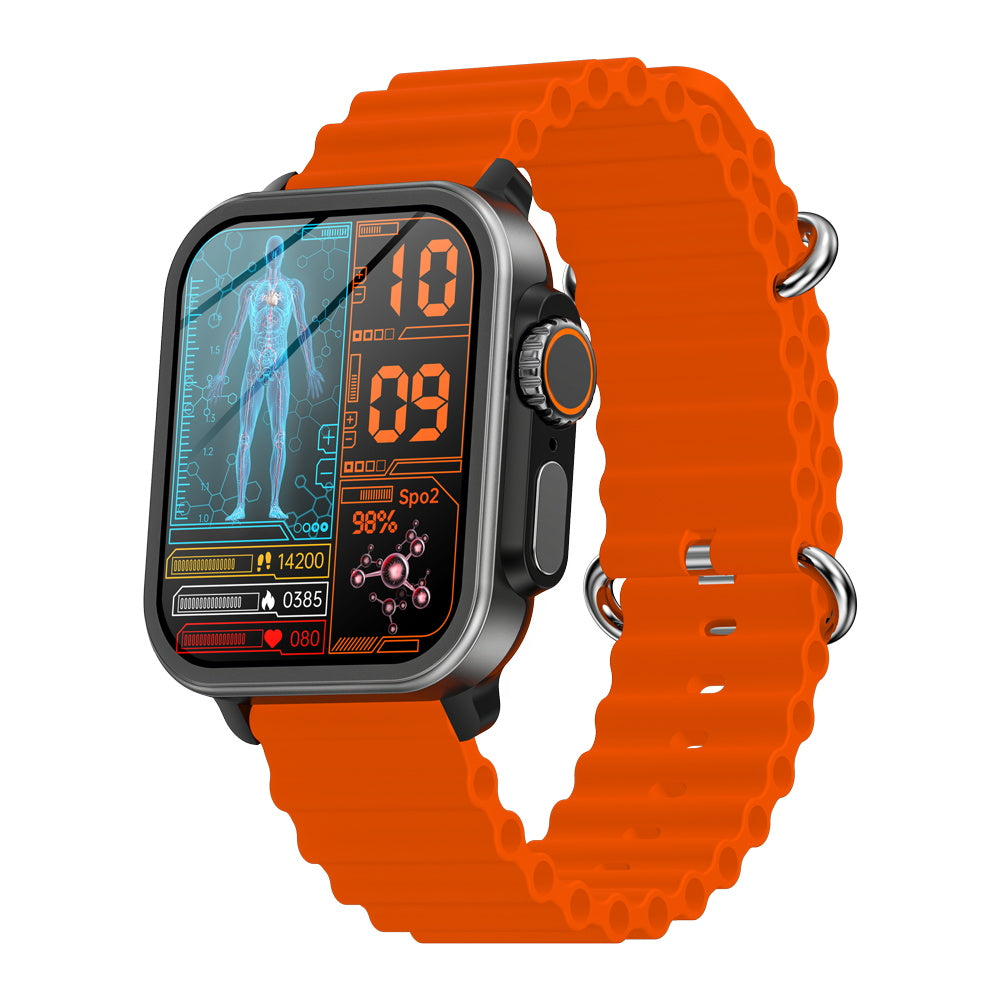 BEARSCOME VEE Bluetooth Call ECG/EKG Blood Oxygen Heart rate Music SmartWatch