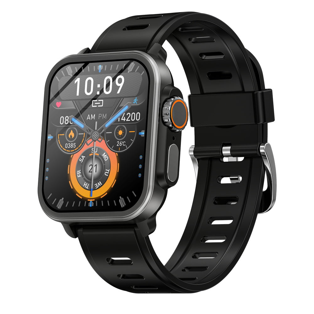 BEARSCOME VEE Bluetooth Call ECG/EKG Blood Oxygen Heart rate Music SmartWatch