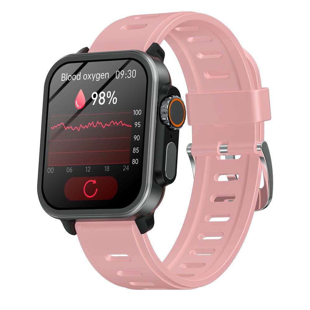 BEARSCOME VEE Bluetooth Call ECG/EKG Blood Oxygen Heart rate Music SmartWatch