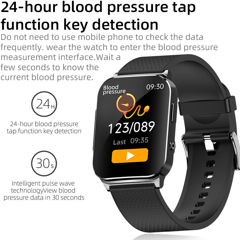 Bearscome EP03 HD ECG/EKG All-Day Health Monitoring Smart Sports Watch