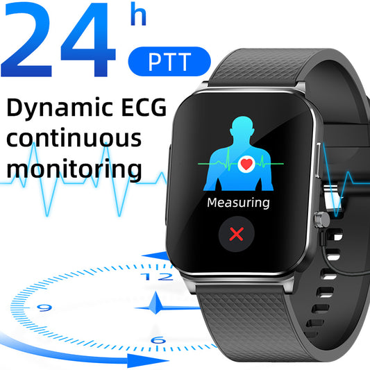 Bearscome  HD ECG/EKG Blood Glucose Health Monitoring Smart Sports Watch For man or women