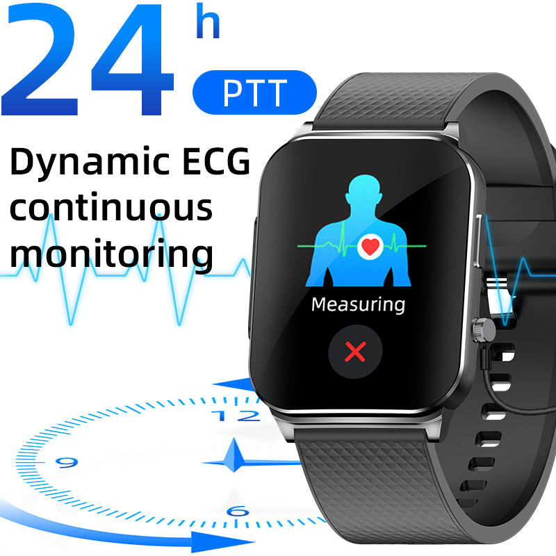 Bearscome EP03 HD ECG/EKG All-Day Health Monitoring Smart Sports Watch