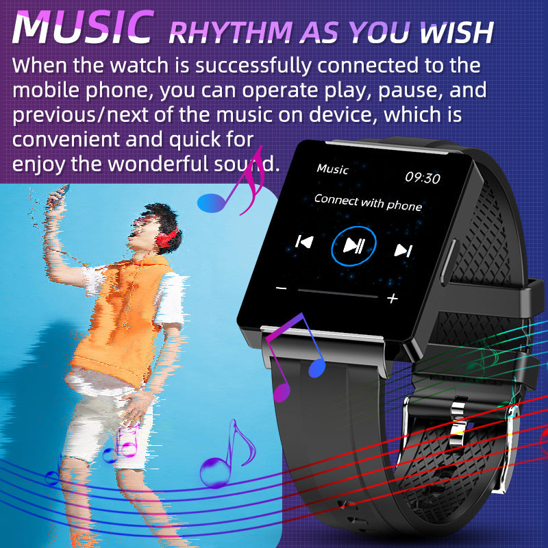 BEARSCOME BCKS01 Smartwatch NFC Blood Glucose Heart Rate Blood Pressure Bluetooth Smart Sports Watch