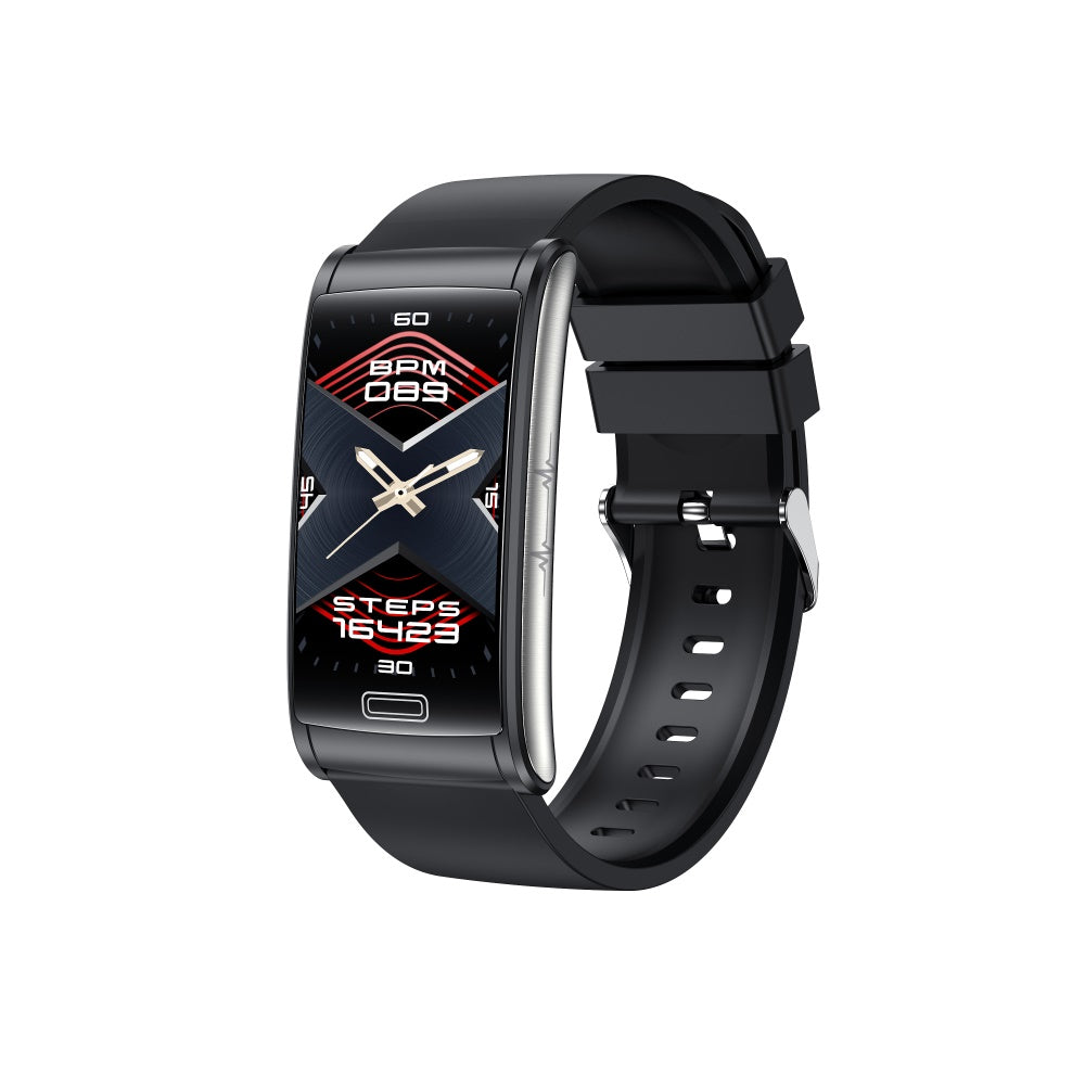 BCBEARSCOME BCE600 3-Lead ECG HRV Blood Glucose Blood Pressure Blood Oxygen Sleep Detection HD Bluetooth Smart Bracelet
