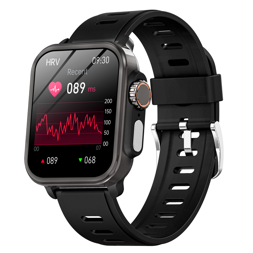 Bearscome BCF57 Blood Sugar Blood Pressure Heart Rate Blood oxygen Sleep Monitoring Waterproof Smartwatch