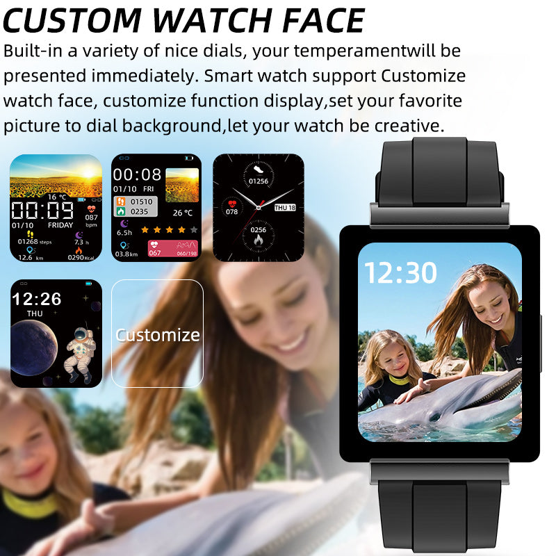 BEARSCOME BCKS01 Smartwatch NFC Blood Glucose Heart Rate Blood Pressure Bluetooth Smart Sports Watch