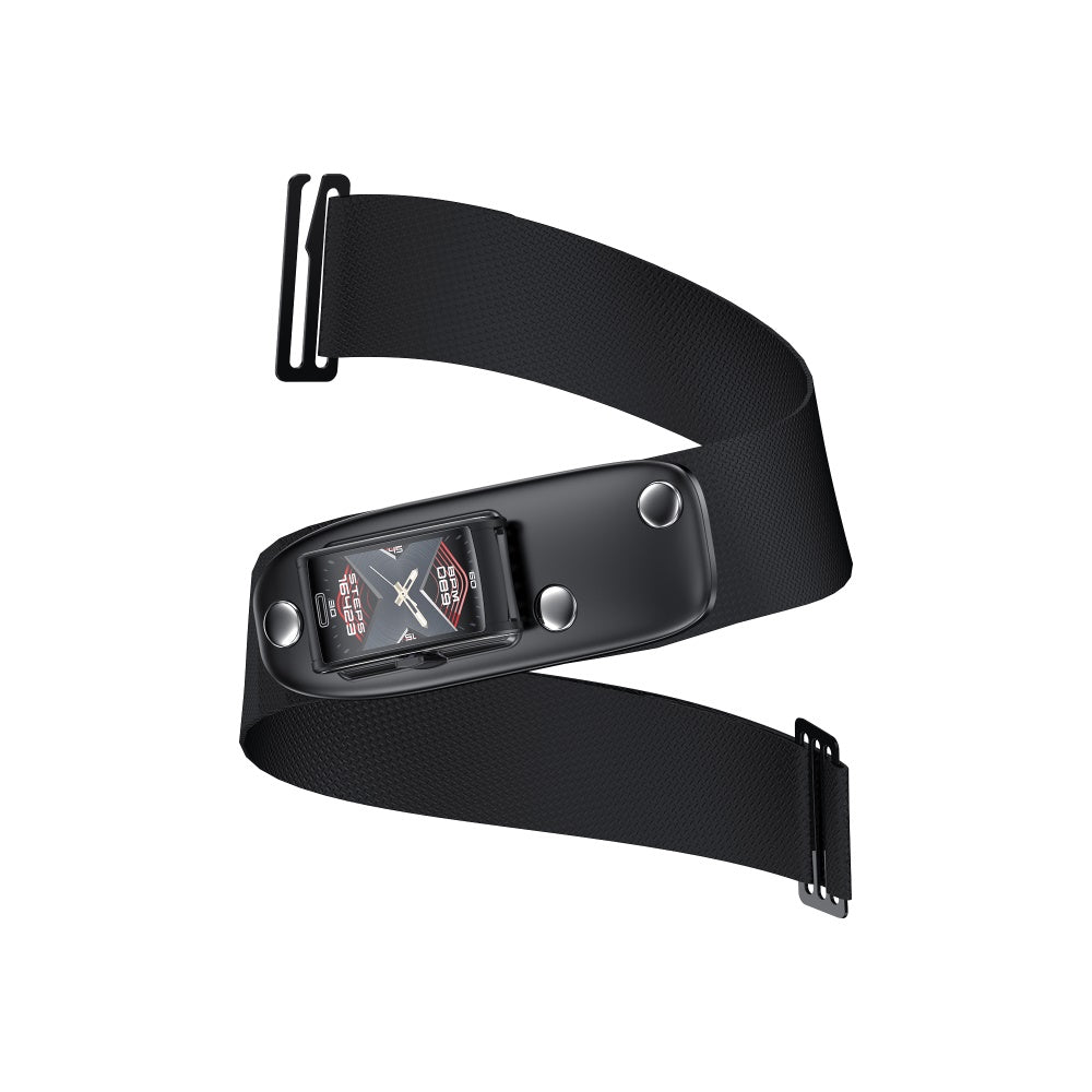BCBEARSCOME BCE600 3-Lead ECG HRV Blood Glucose Blood Pressure Blood Oxygen Sleep Detection HD Bluetooth Smart Bracelet