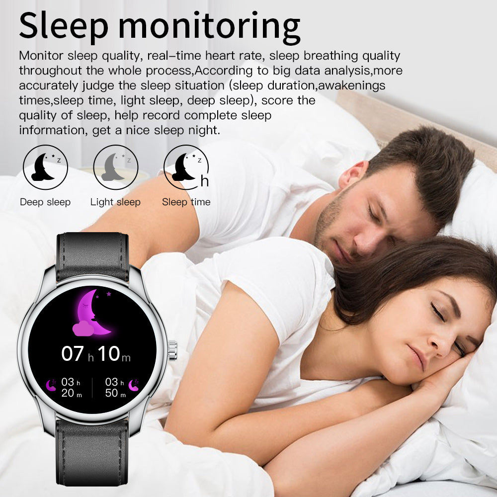 BEARSCOME BCW9 Heart Rate Blood Pressure Monitoring Bluetooth Smartwatch