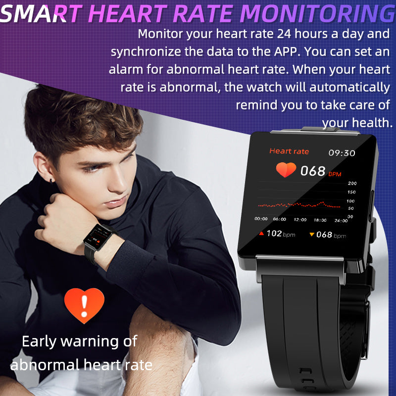 BEARSCOME BCKS01 Smartwatch NFC Blood Glucose Heart Rate Blood Pressure Bluetooth Smart Sports Watch