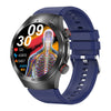 Bearscome Laser therapy smart watch ecg blood glucose blood oxygen uric acid lipid monitoring - Blue