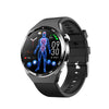 Bearscome Max 6 ECG Blood Sugar Monitoring Fall Detection Health Smart Sports Watch - Black silicone