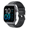 Bearscome Pro 9 High-end Flagship Smartwatch ECG blood glucose Uric acid cholesterol Stress monitoring - Black leather