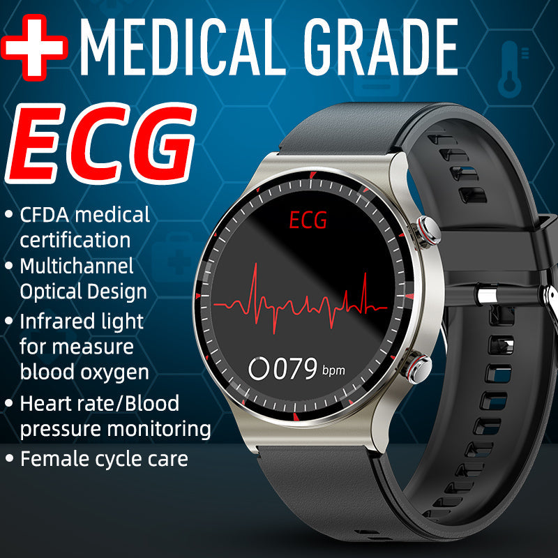 BEARSCOME PRO 1 ECG/EKG Blood Pressure Heart rate Health Monitoring Smart Watch