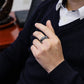 Bearscome R08 Blood Glucose ECG/EKG Blood Pressure Monitoring AI Health Analysis Smart Ring