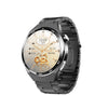 Bearscome Max 6 ECG Blood Sugar Monitoring Fall Detection Health Smart Sports Watch - Black steel