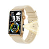 Bearscome Flashlight Blood Sugar Blood Pressure Blood oxygen Sleep Monitoring Waterproof Smartwatch - Beige