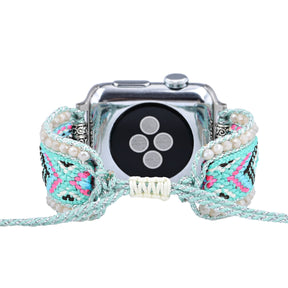 Apple watch Boho style nylon woven watch strap