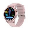 BEARSCOME PRO 7 ECG Blood Sugar 30s Intelligent Micro Examination Blood oxygen Monitoring Health Smartwatch - Pink