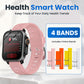 BEARSCOME VEE Blood Glucose ECG/EKG Blood Oxygen Sleep Monitoring Music SmartWatch