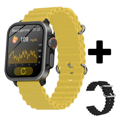 BEARSCOME VEE Blood Glucose ECG/EKG Blood Oxygen Sleep Monitoring Music SmartWatch
