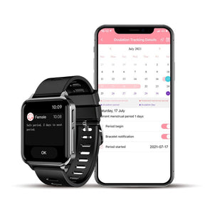 Bearscome CFDA RIG With ECG Blood Oxygen Heart Rate Sleep Monitoring Health SmartWatch
