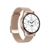 Bearscome P03 ECG/EKG Blood glucose Blood pressure Blood oxygen Uric acid Monitoring Smartwatch - Gold steel