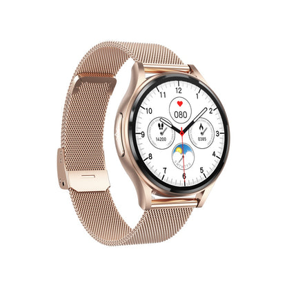BEARSCOME Blood Pressure Blood oxygen Blood Sugar Monitoring Bluetooth Talk Play Music Health Waterproof Smartwatch