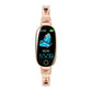Bearscome Blood Sugar Blood Pressure monitoring Luxury Diamond Design Fashion Smartwatch