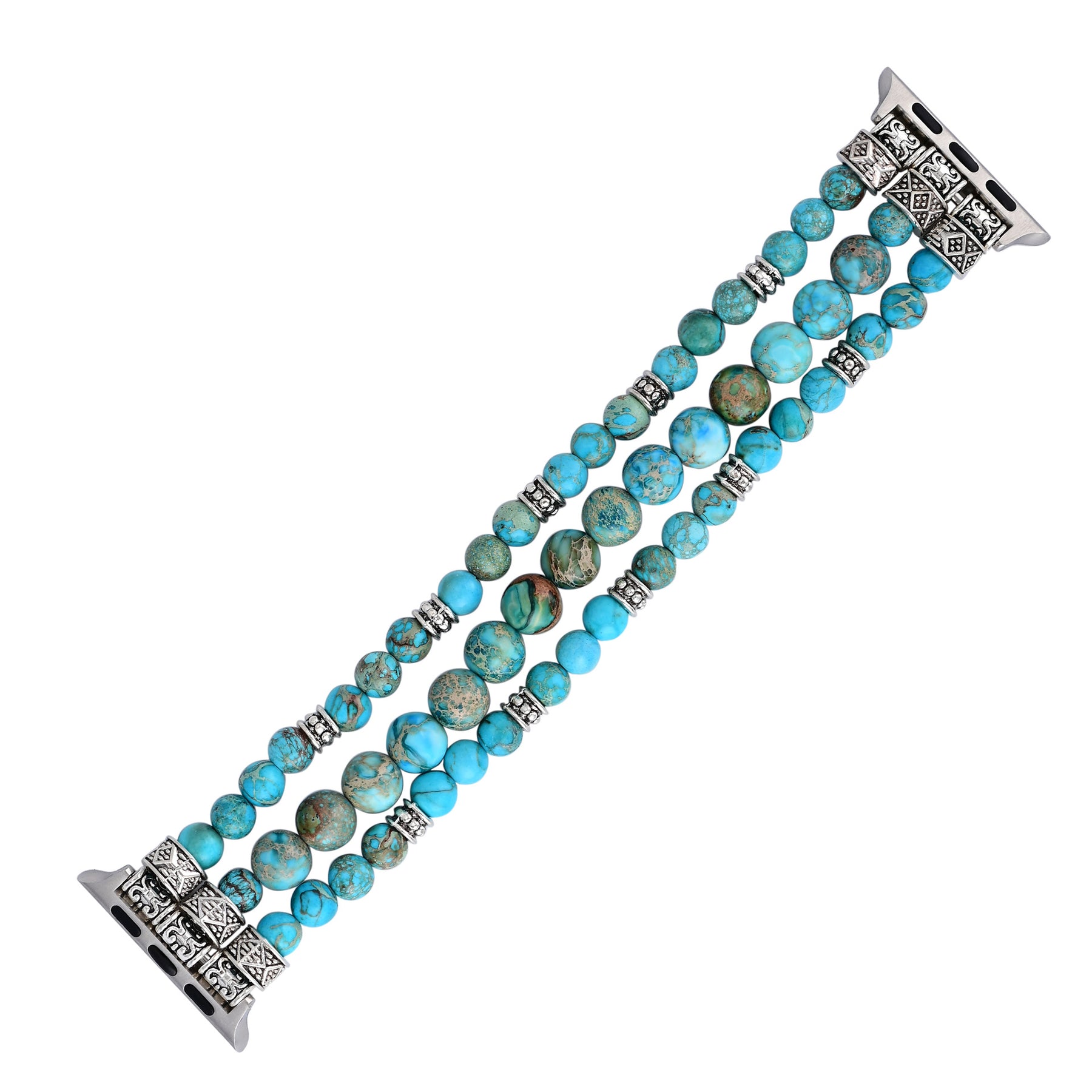 Turquoise beaded Apple Watch Strap