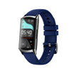 BEARSCOME HIGH-END AMOLED SCREEN  BLOOD OXYGEN BLOOD PRESSURE SLEEP MONITORING 100+ SPORTS MODES SMARTWATCH - blue silicone