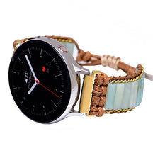 Colorful Imperial stone braided watch band Bohemian style