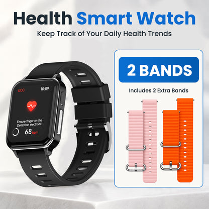 Bearscome CFDA ECG Blood Oxygen Sleep Monitoring Health Sports SmartWatch