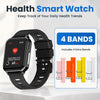 Bearscome CFDA ECG Blood Oxygen Sleep Monitoring Health Sports SmartWatch - RIG+ 4 extra bands