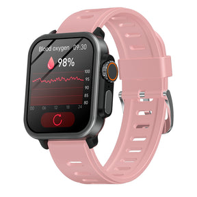 BEARSCOME VEE Bluetooth Call ECG/EKG Blood Oxygen Heart rate Music SmartWatch