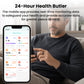 Bearscome V8 High-end Flagship Blood Glucose ECG/EKG Blood Pressure Monitoring AI Health Analysis Smart Ring