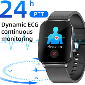 Bearscome EP03 HD ECG/EKG  All-Day Health Monitoring Smart Sports Watch