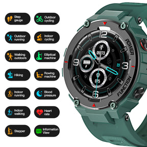 BEARSCOME BCF26 Heart Rate Blood Pressure Blood Oxygen Sleep waterproof HD Bluetooth calling Smart Sports Watch