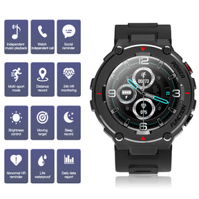 BEARSCOME BCF26 Heart Rate Blood Pressure Blood Oxygen Sleep waterproof HD Bluetooth calling Smart Sports Watch