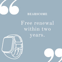 BEARSCOME VEE Bluetooth Call ECG/EKG Blood Oxygen Heart rate Music SmartWatch