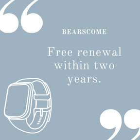 BEARSCOME VEE Bluetooth Call ECG/EKG Blood Oxygen Heart rate Music SmartWatch